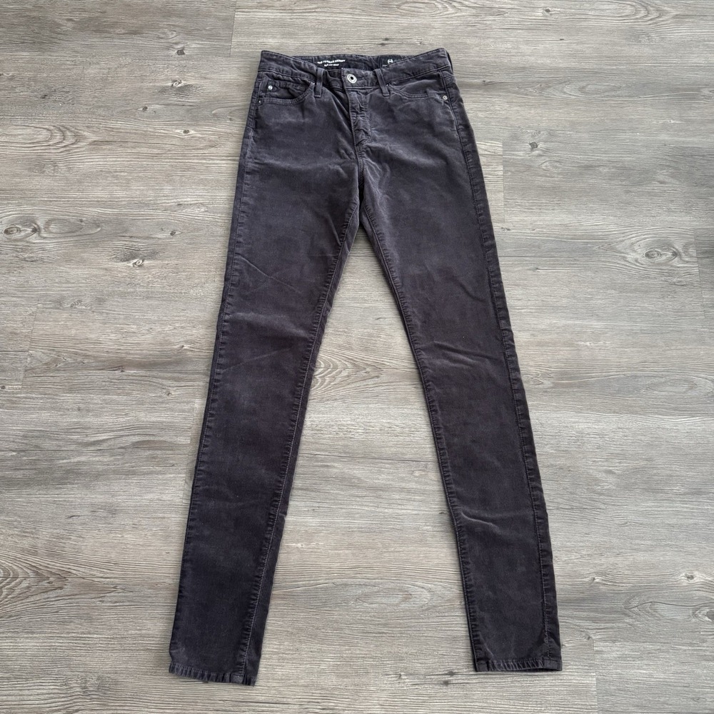 AG Adriano Goldschmied Farrah Skinny Jeans Womens 25R Brown High Rise USA